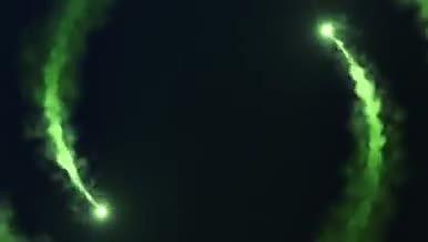 水墨粒子旋转爆炸标志展示AE模板视频的预览图